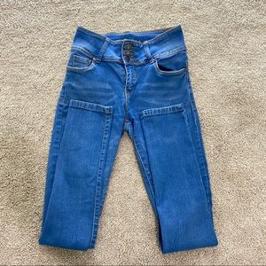 BAMBOO BLUE SKINNY JEANS